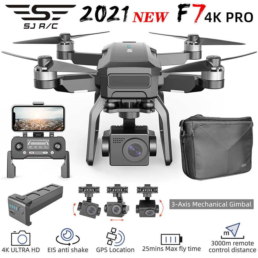 SJRC F7 PRO GPS Drone 4K Dual  - T-Motor F7 Pro Flight Controller 评论和价格